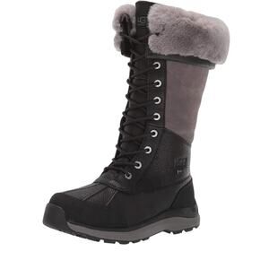 UGG Women's Adirondack Tall Boot III Gray and Black Size 5